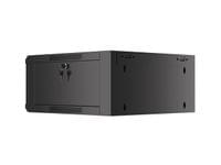 Lanberg rack cabinet 19" wall-mounted 4U 600 fast... - 2