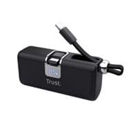 TRUST Pacto 5000 mAh Pocket Powerbank Black - 2 TRUST Pacto 5000 mAh Pocket Powerbank Black - 2
