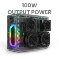HiFuture MusicBox Black, 3-Way Speaker System, 100W... - 2