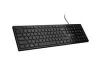Natec Keyboard Herring US, Black, Slim - 3