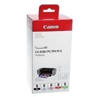 Canon CLI-8 MultiPack BK/PC/PM/R/G - 0 Canon CLI-8 MultiPack BK/PC/PM/R/G - 0