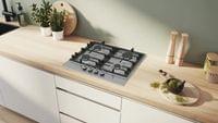 Bosch PCP6A5I90, SER6, Gas hob, 4 zones, Wok burner, 9... - 3 Bosch PCP6A5I90, SER6, Gas hob, 4 zones, Wok burner, 9... - 3