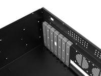 Lanberg rackmount server chassis atx 350/10 19&amp;quot;/4U - 6