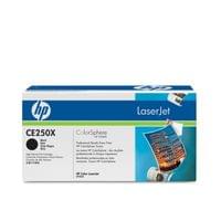 HP Color LaserJet CE250X Black Print Cartridge - 1