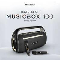 HiFuture MusicBox100 Black, 20W Output, Karaoke Enable,... - 2