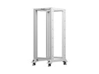 Lanberg open rack 19" 27U  600x800, grey - 2