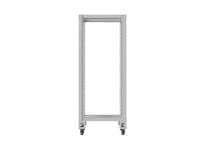 Lanberg open rack 19&amp;quot; 27U  600x800, grey - 2