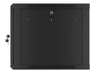 Lanberg rack cabinet 19" wall-mount 9U/600x600 for... - 2