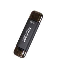Transcend 128GB, External SSD, ESD310C, USB 10Gbps, Type... - 2