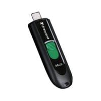 Transcend 64GB, USB3.2, Pen Drive, Type-C, Capless, Black