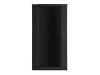 Lanberg rack cabinet 19" wall-mount 27U / 600x600 for... - 2