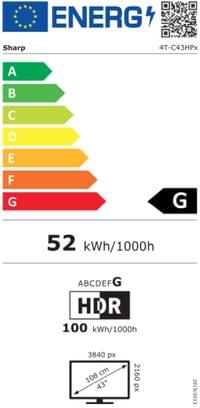 Sharp 43HP5265E, 43&amp;quot; QLED Google TV, 4K Ultra HD... - 8