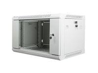 Lanberg rack cabinet 19&amp;quot; wall-mount 6U / 600x450 for... - 2