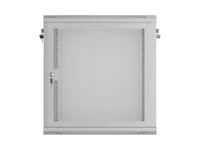 Lanberg rack cabinet 19" wall-mount 12U/600x450 with... - 2