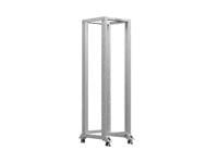 Lanberg open rack 19&amp;quot; 42U  600x800, grey - 1
