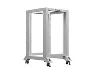 Lanberg open rack 19&amp;quot; 18U 600x800, grey - 1