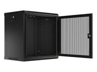 Lanberg rack cabinet 19" wall-mount 12U/600x450 with... - 2