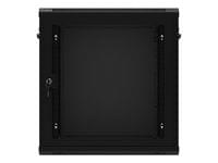 Lanberg rack cabinet 19&amp;quot; wall-mount 12U/600x450 with... - 6
