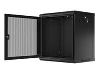 Lanberg rack cabinet 19&amp;quot; wall-mount 12U/600x450 with... - 12