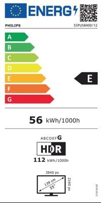 Philips 55PUS8400/12, 55&amp;quot; 4K UHD QLED, 3840x2160p, 60Hz,... - 3