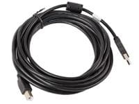 Lanberg USB-A (M) -&amp;gt; USB-B (M) 2.0 cable 5m, black ferrite