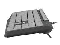 Natec keyboard Nautilus SLIM Black-Grey US layout - 2