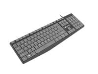 Natec keyboard Nautilus SLIM Black-Grey US layout - 3