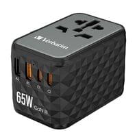 Verbatim UTA-05 GaN III Universal Travel Adapter with 2 x... - 6