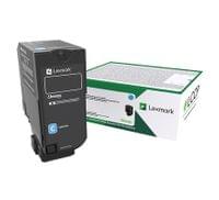 Lexmark 73B20C0 CS/CX827 Cyan Return Programme 15K Toner... - 1