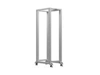 Lanberg open rack 19&amp;quot; 42U 600x1000, grey - 1