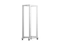 Lanberg open rack 19" 42U 600x1000, grey - 2