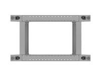 Lanberg open rack 19" 42U 600x1000, grey - 5 Lanberg open rack 19" 42U 600x1000, grey - 5