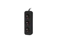 Lanberg power strip 1.5m, 3 sockets, french quality-grade... - 3