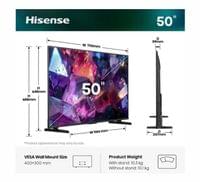 Hisense 50" E7S Pro, 4K Ultra HD 3840x2160, QLED, Quantum... - 2 Hisense 50" E7S Pro, 4K Ultra HD 3840x2160, QLED, Quantum... - 2