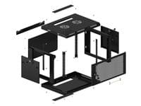 Lanberg rack cabinet 19&amp;quot; wall-mount 6U/600x450 with... - 3