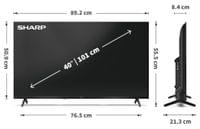 Sharp 40HF2265E, 40" LED GOOGLE TV, FHD 1920 x 1080,... - 7 Sharp 40HF2265E, 40" LED GOOGLE TV, FHD 1920 x 1080,... - 7