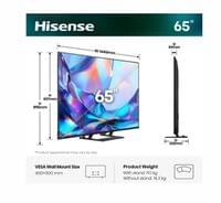 Hisense 65" A7S, 4K Ultra HD 3840x2160, QLED, HDR 10+,... - 2