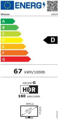 Hisense 65" A7S, 4K Ultra HD 3840x2160, QLED, HDR 10+,... - 5 Hisense 65" A7S, 4K Ultra HD 3840x2160, QLED, HDR 10+,... - 5