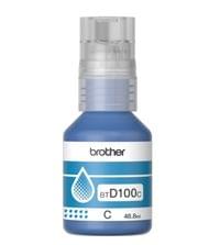 Brother BT-D100C Cyan Ink Bottle - 1