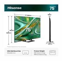 Hisense 75" E8S, 4K Ultra HD 3840x2160, ULED, Quantum... - 2 Hisense 75" E8S, 4K Ultra HD 3840x2160, ULED, Quantum... - 2