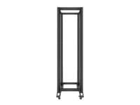 Lanberg open rack 19&amp;quot; 42U  600x800, black - 2