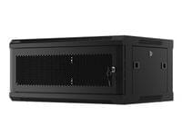 Lanberg rack cabinet 19&amp;quot; wall-mount 4U/600x450 with... - 3