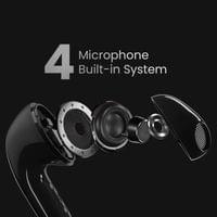 HiFuture ChromeBuds Red, Metallic Charge Case, 4 MICS... - 2