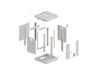 Lanberg rack cabinet 10&amp;quot; wall-mount 9U/300x300 (flat... - 9