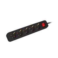 Lanberg power strip 1.5m, 5 sockets, french with circuit... - 1