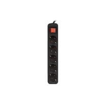 Lanberg power strip 1.5m, 5 sockets, french with circuit... - 2