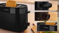 Bosch TAT2M123, MyMoment Compact toaster, 950 W, Auto... - 3