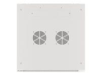 Lanberg rack cabinet 19&amp;quot; wall-mount 9U/600x600 for... - 3