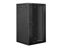 Lanberg rack cabinet 19&amp;quot; wall-mount 22U / 600x600 for... - 1