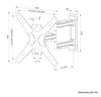 Neomounts Level-850 Wall Mount (full motion, 3 pivots,... - 14 Neomounts Level-850 Wall Mount (full motion, 3 pivots,... - 14